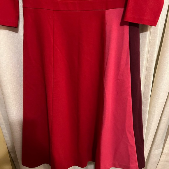 Boden Red A-Line Dress with Pockets Size US 10P - Picture 4 of 8